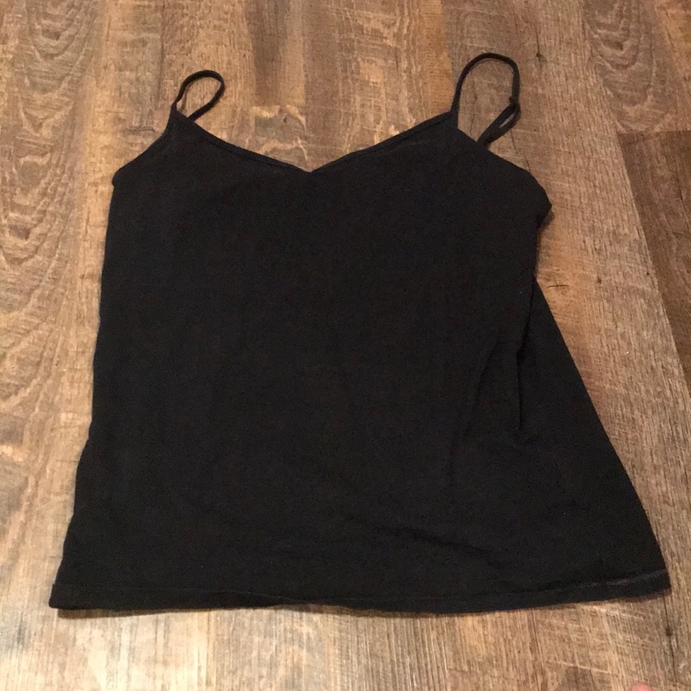 Black tank top